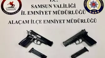 Samsun'da Kurusıkı Tabanca Ele Geçirildi