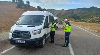 Giresun Alucra'da Okul Servisleri Denetlendi