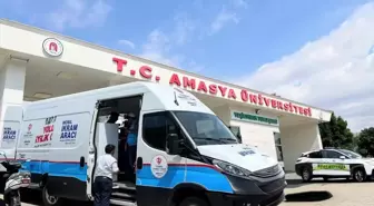Amasya'da YKS Sınavına Giren Öğrencilere Mobil İkram