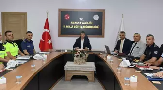Amasya'da Servis Araçları ve Öğrenci Güvenliği Toplantısı Düzenlendi