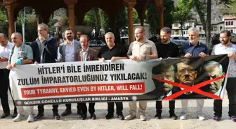 Amasya'da Filistin'e Destek İçin Basın Açıklaması Yapıldı