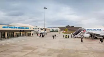 Amasya Merzifon Havalimanı'nda Ağustos Ayında 11 Bin 944 Yolcu Uçtu