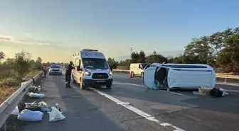 Anadolu Otoyolu'nda Araç Devrildi: 6 Yaralı