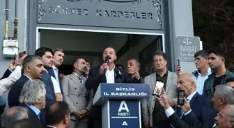 Anahtar Parti Genel Başkanı Ağıralioğlu, Bitlis'te İl Başkanlığı Binayı Açtı
