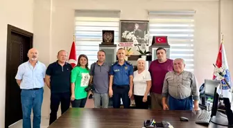 Gazeteciler Cemiyeti, Yeni İlçe Emniyet Müdürü'nü Ziyaret Etti