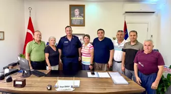 Anamur Gazeteciler Cemiyeti'nden Yeni Jandarma Komutanına Ziyaret