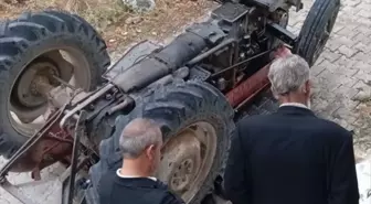 Çubuk'ta Devrilen Traktörde Sürücü Hayatını Kaybetti