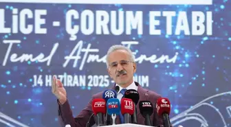 Ankara-Kırıkkale-Çorum-Samsun Hızlı Demiryolu Projesi'nde 'Delice-Çorum' etabının temeli atıldı