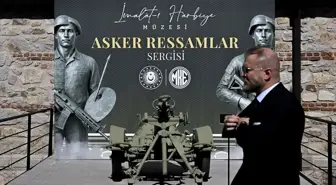 Ankara Kültür Yolu Festivali'nde 'Asker Ressamlar' Sergisi Açıldı