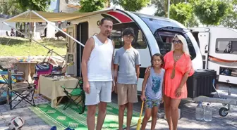 Antalya'daki Karavan Park Yaz Sezonunda İlgi Görüyor