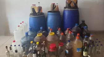 Alanya'da Kaçak İçki Operasyonu: 585 Litre Şarap ve 46 Litre Viski Ele Geçirildi