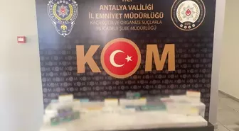 Antalya'da Kaçakçılık Operasyonlarında 2 Kişi Tutuklandı