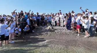 Antalya'da Caretta Caretta'lar Denize Bırakıldı