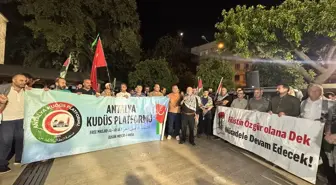 İsrail Saldırıları Protesto Edildi