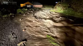 Ardahan'da Sağanak Sonrası Sel Hasara Neden Oldu