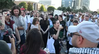 Tiran'da Filistin'e Destek Gösterisi: Greta Thunberg de Katıldı