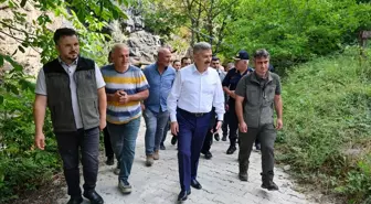 Artvin'de 5 Bin Kırmızı Benekli Alabalık Yavrusu Dereye Salındı
