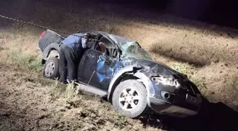Artvin'de Kamyonet Şarampole Devrildi: Yaralılar Tedavi Altında
