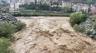 Artvin'de Sağanak Nedeniyle Taşkın ve Heyelanlar Meydana Geldi