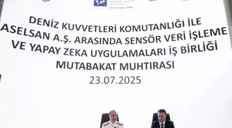 ASELSAN ve Deniz Kuvvetleri, IDEF 2025'te Yapay Zeka İşbirliği Anlaşması İmzaladı