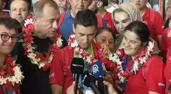 Avrupa Down Sendrom Şampiyonası'nda 58 madalya kazanan milli sporcular, yurda döndü