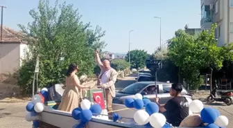 Nazilli'de Renkli Sünnet Düğünü Konvoyu