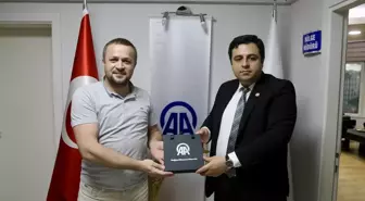 Kaymakam Yıldız, AA Samsun Bölge Müdürü Demir'i Ziyaret Etti