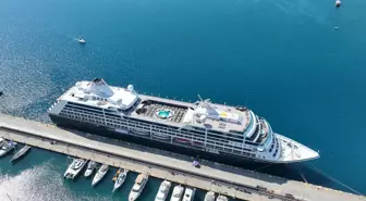 Marmaris'e Gelen Kruvaziyer 680 Turist Getirdi