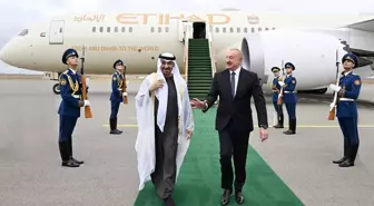 BAE Devlet Başkanı Muhammed bin Zayid Al Nahyan Azerbaycan'da