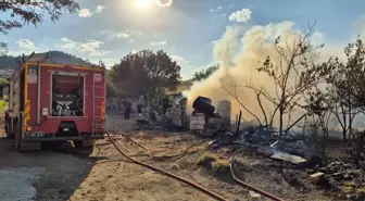 Bahşılı'da Barakada Yangın: Eşya ve Araç Gereçler Yanarak Kullanılmaz Hale Geldi