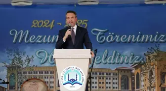 Bakan Bayraktar, Tevfik İleri Anadolu İmam Hatip Lisesi'nde mezuniyet törenine katıldı