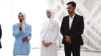 Aile ve Sosyal Hizmetler Bakanı Göktaş, Evlenecek Gençlere Destek Projesi Nikah Törenine Katıldı