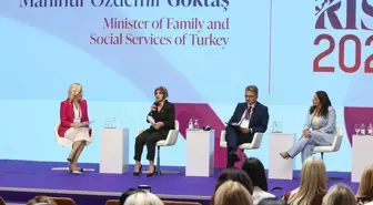 Bakan Göktaş, Sırbistan'da Kadın Konferansı kapsamında düzenlenen panelde konuştu Açıklaması