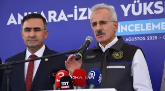 Bakan Uraloğlu, Ankara-İzmir YHT Hattı Sinanpaşa Şantiyesi'nde incelemelerde bulundu Açıklaması