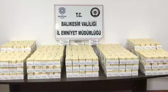 Balıkesir'de 125 Bin 800 Dolu Makaron Ele Geçirildi