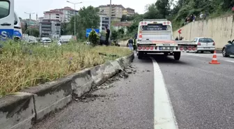 Bartın'da Takla Atan Otomobilde Sürücü Yaralandı