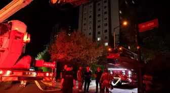 Yenimahalle'de 16 Katlı Apartmanda Yangın