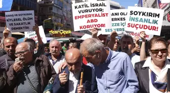 Ankara'da Engelli Derneklerinden Gazze'deki Roaa Abuhelal İçin Destek Eylemi