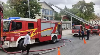Çankaya'da Bir Restoranda Yangın Çıktı