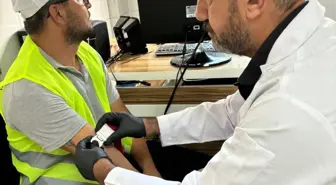 Batman Belediyesi'nden Tehlikeli İş Gruplarına Sağlık Taraması