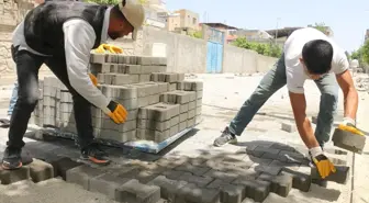 Batman Belediyesi 145 Bin 500 Metrekare Parke Taşı Döşedi