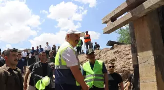 Batman'da İluh Şehit Özkan Kocaer Polis Amirliği hizmet binası inşası için çivi çakma töreni yapıldı