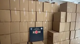 Bayburt Merkezli Operasyonda 4 Milyon Makaron Ele Geçirildi