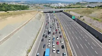 Kurban Bayramı Dönüşlerinde Otoyollarda Trafik Yoğunluğu