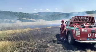 Çanakkale'de Tarım Arazisinde Yangın Kontrol Altına Alındı