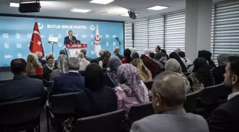 BBP Genel Başkanı Destici, basın toplantısı düzenledi Açıklaması
