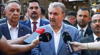BBP Genel Başkanı Destici, Bursa'da esnaf ziyaretinde konuştu Açıklaması