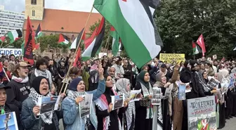 Berlin'de Madleen Gemisi İçin Protesto Gösterisi