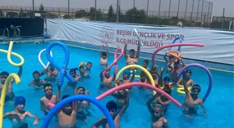 Beşiri'de 320 Öğrenci Yüzme Eğitimi Aldı