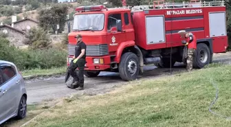 Beypazarı'nda Olası Yangınlara Karşı İtfaiye Aracı Hazır Bekletiliyor